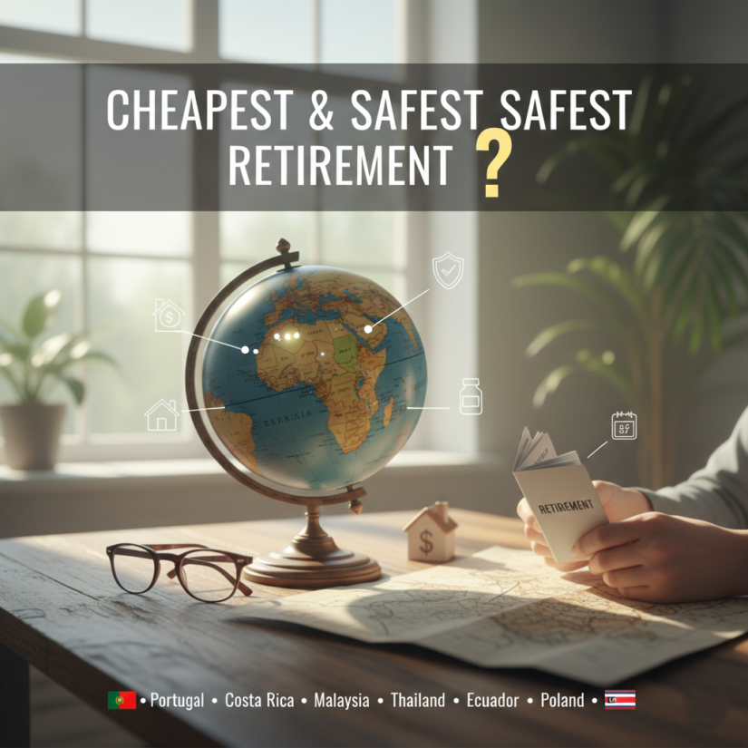 What is the cheapest and safest country to retire in?