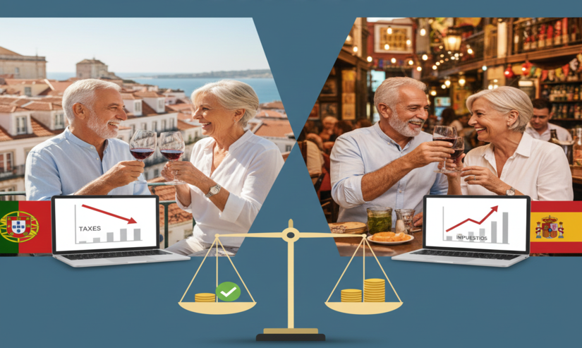 Taxes in Portugal vs Spain