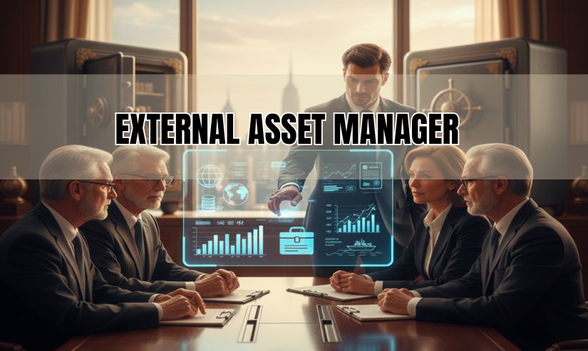 What is an external asset manager?