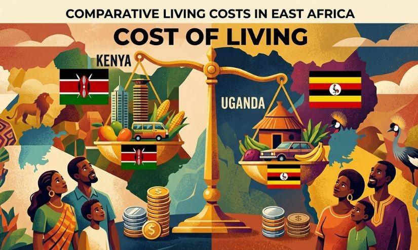 Cost of living in Uganda vs Kenya