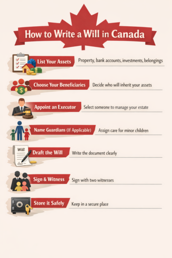 How to write a will in Canada